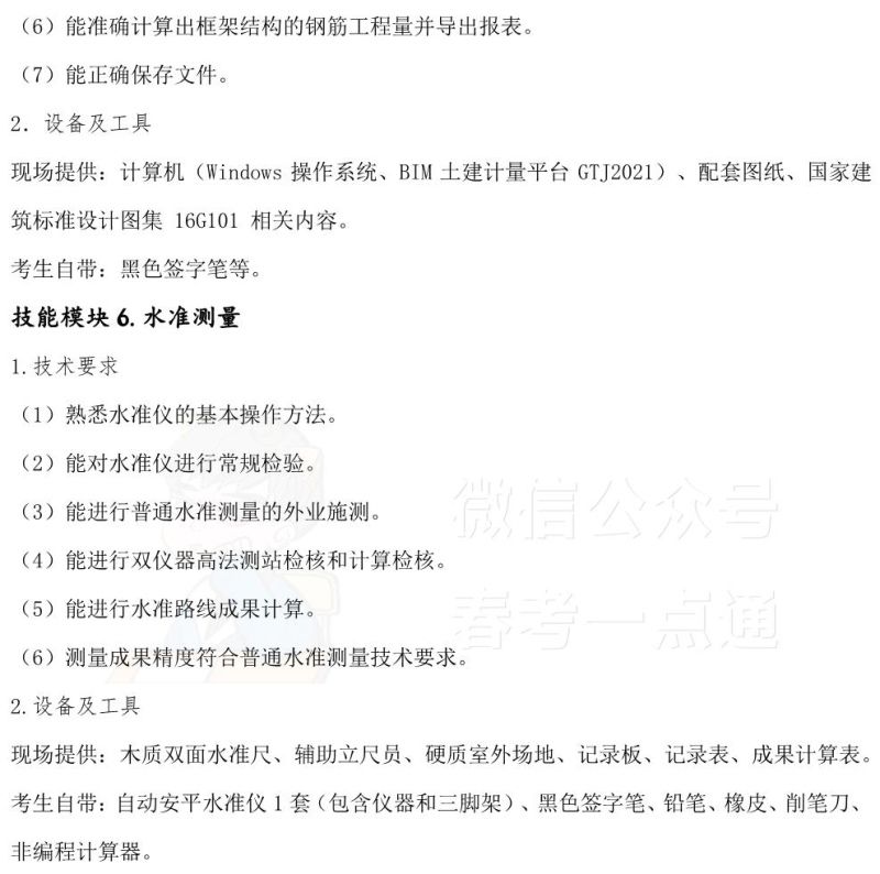 建筑专业课程设置